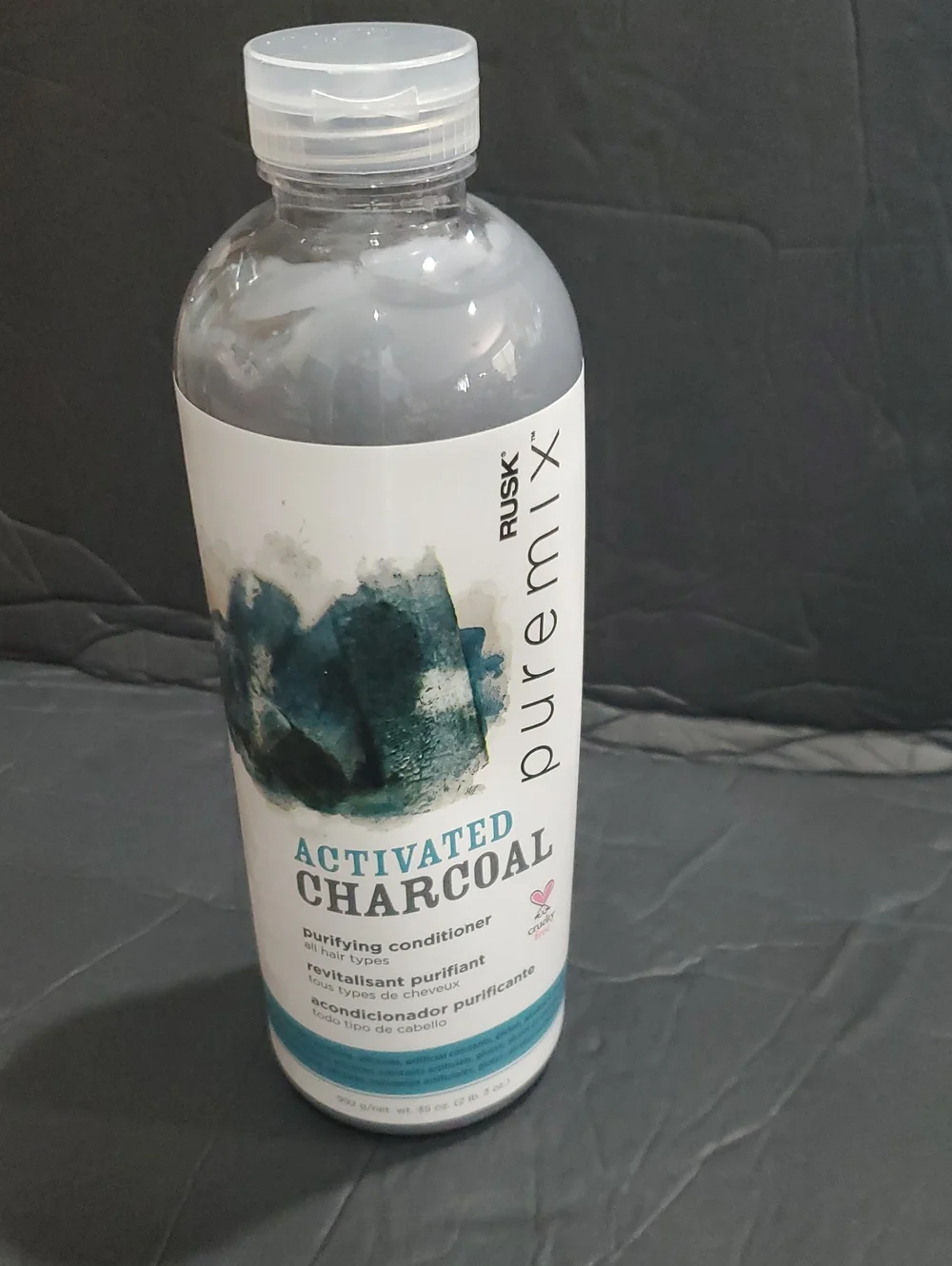 RUSK Puremix Activated Charcoal Purifying conditioner 35 fl. oz. NEW